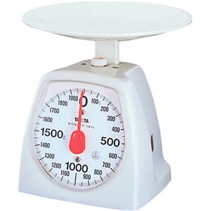 アナログ キッチンスケール/はかり 【2kg】 最大計量：2kg 最小目盛：10g 計量器 キッチン用品 TANITA タニタ