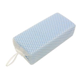 (まとめ) バススポンジ/掃除用品 【ブルー】 ネットタイプ 紐付き バス用品 『CLEAN KEEPING』 【45個セット】