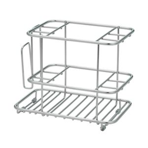 （まとめ）ステンレス 歯ブラシスタンド 置き型 （歯ブラシホルダー） BB-083 【36個セット】