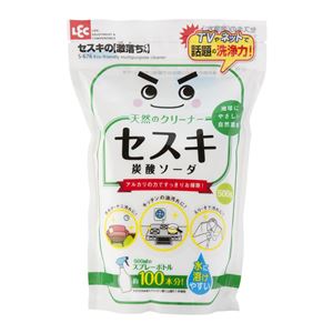 (まとめ) セスキ炭酸ソーダ/掃除用品 【500g入り】 500mlスプレーボトル約100本分 『セスキの激落ちくん』 【24個セット】