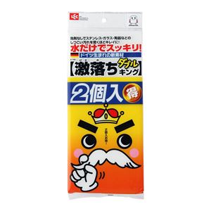 (まとめ) 汚れ落とし用スポンジ/メラミンスポンジ 【増量タイプ】 激落ちダブルキング 掃除用品 【24個セット】