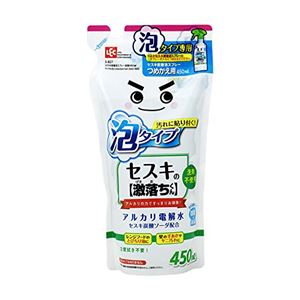 (まとめ) 密着泡スプレー/クリーナー 【詰め替え用 450ml】 泡タイプ 掃除用品 『セスキの激落ちくん』 【12個セット】