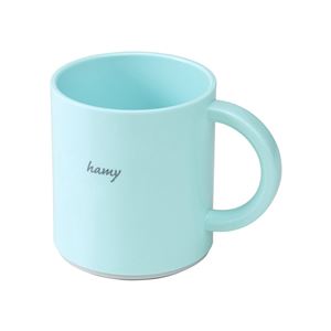 （まとめ）レック ハミーコップ ブルー B-502 （コップ） 【48個セット】