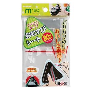 (まとめ) コンビニタイプおむすびシート/おにぎりラップ 【30枚入】 お弁当グッズ 『mama's assist』 【300個セット】