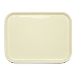 （まとめ）お盆 トレー 39cm 電子レンジ対応・すべり止め ピノ 角 ホワイト 【30個セット】