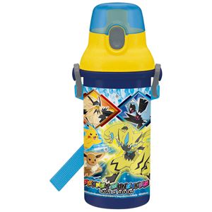 （まとめ）スケーター ポケットモンスター サン＆ムーン 食洗機対応直飲みプラワンタッチボトル 480ml PSB5SAN （水筒） 【72個セット】