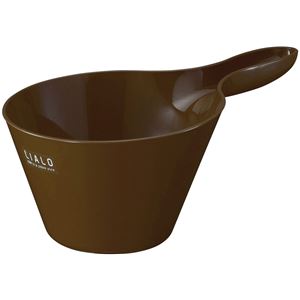 (まとめ) 抗菌 ハンドペール/手桶 【ブラウン】 銀イオン配合 バス用品 『LIALO リアロ』 【60個セット】