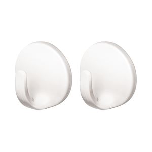 (まとめ) マグネットフック/磁石フック 【2個入り ホワイト】 バス用品 『RAXE ラックスMG』 【72個セット】