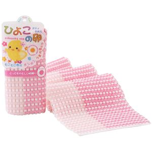 （まとめ）ひよこの卵 ボディタオル ピンク 【120個セット】