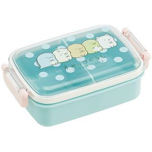 ふわっとフタ タイト ランチボックス/お弁当箱 【すみっコぐらし】 450ml 電子レンジ・食器洗い乾燥機使用可