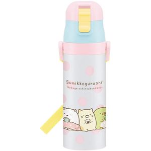 ワンプッシュ ダイレクト ステンレスボトル/水筒 【すみっコぐらし】 470ml 保冷専用 ロック付き