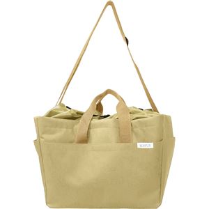 オカトー MIKETTO 保冷のできる レジかごバッグ ROUGH 20L ベージュ