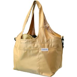 オカトー MIKETTO 保冷のできる レジかごバッグ SMOOTH 15L ベージュ