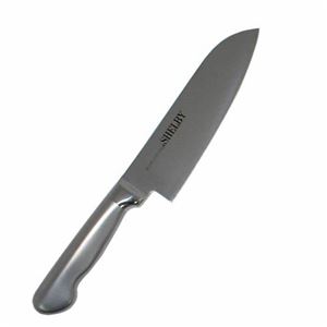 〔48個セット〕 三徳包丁 刃渡り 16.5cm ステンレス 食洗機対応 シェルビー 調理器具 料理道具 キッチン 台所 店舗