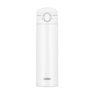 【12個セット】 サーモス/THERMOS 真空断熱 ケータイマグ/水筒 【500ml ホワイト】 洗える 食洗器対応 〔通勤 通学〕