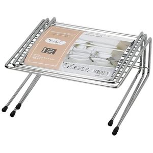 ディッシュラック キッチン収納 S 約幅20×奥行20×高さ9.5cm 大・中・小各1個 合計3個セット ストレージセレクト