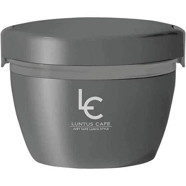 【2個セット】 アスベル ランタスCAFE ステンレス保温 カフェ丼ランチ 800ml グレー HLB-CD800