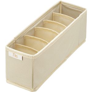 【2個セット】 天馬 Fits ファブリック せいとんボックス 仕切り付き S