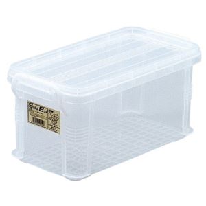 【2個セット】 ソリッドボックス クリア 75 容量約5.5L F2148