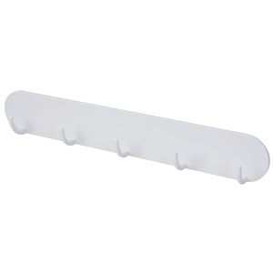 【2個セット】 Mag-On マグネット5連フック ホワイト (キッチンツールフック 壁掛け)