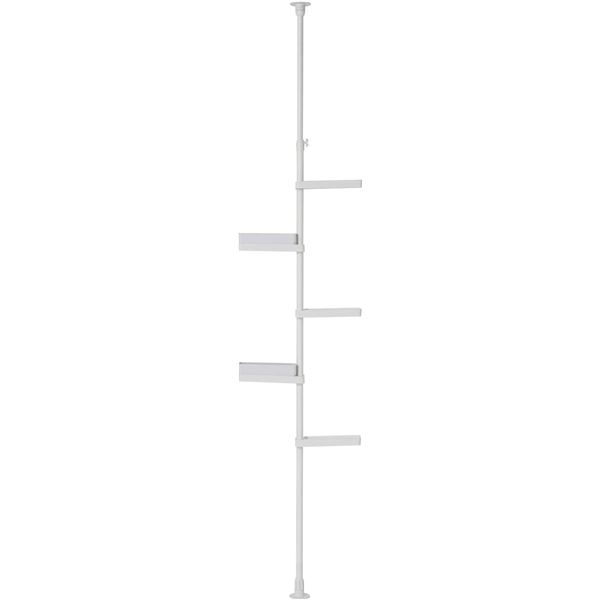 積水樹脂 セキスイ つっぱり式スリムラック ホワイト TSR-LW 約高さ200〜275cm