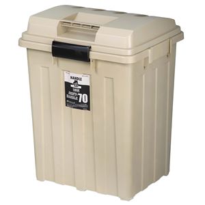 新輝合成 連結ハンドルペール70 ベージュ