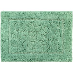 オカ 乾度良好 ファイン バスマット 約35×50cm グリーン