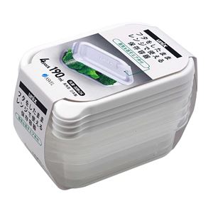 【10個セット】 アスベル レンジ名人 長角SS 190ml 4個入 3700