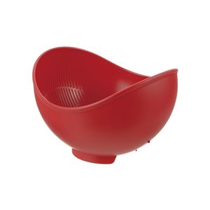 【2個セット】 リッチェル らくチンお料理ボウル くるっと レッド L 16985-8 （調理ボウル）
