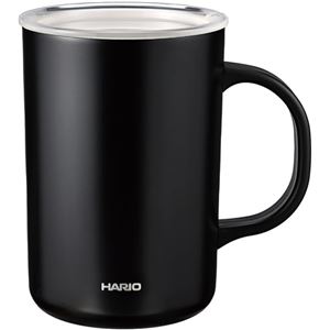 HARIO セラミックコーティング 真空二重保温マグ 470ml CMG-470-B ブラック