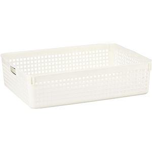 【10個セット】 イノマタ化学 ネームバスケット A4 ホワイト 4586