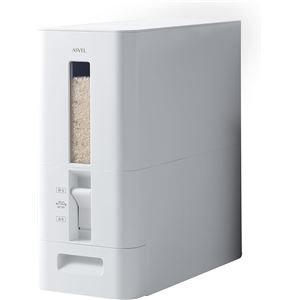 アスベル S計量米びつ12kg型 ホワイト