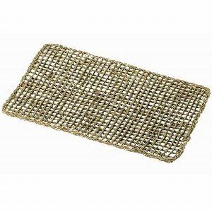 【2個セット】 ちどり産業 シーグラスマット 74×45cm 02-70