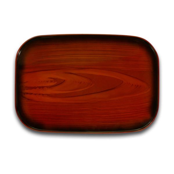 【2個セット】 橋本達之助工芸 ぴたっと盆 36cm チーク