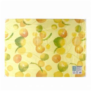 【2個セット】 ワイズ 防カビ 風呂マット 85×60×厚み2cm フルーツ