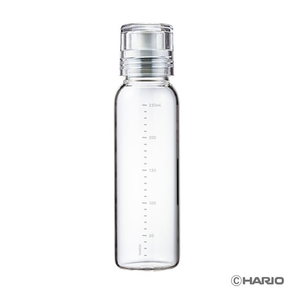 HARIO ドレッシングボトル スリム 250ml ペールグレー DBSN-250-PGR