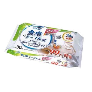【15個セット】 Life-do（ライフ堂） クリンクル 食卓テーブル用 おそうじシート 24h抗菌 30枚