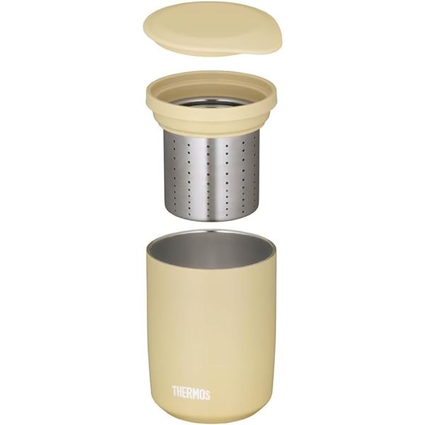 サーモス 真空断熱ティータンブラー 400ml サンドベージュ JTB-400FI