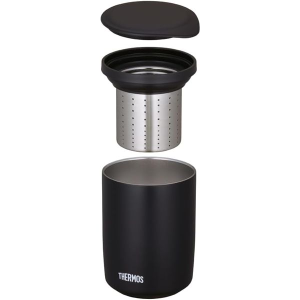 サーモス 真空断熱ティータンブラー 500ml ストーンブラック JTB-500FI