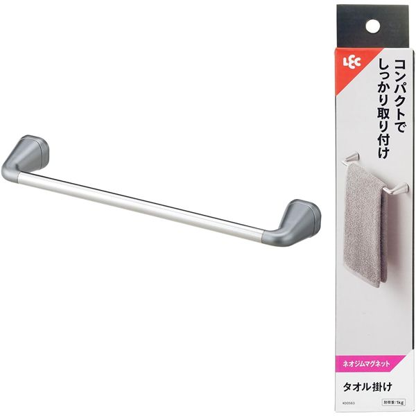 【2個セット】 レック タオル掛け（強力マグネット） K00563