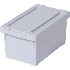 〔3個セット〕 天馬 いれと庫 interior S グレー 日本製 奥行30cm 蓋付き 収納ケース 収納ボックス 収納箱 ストッカー