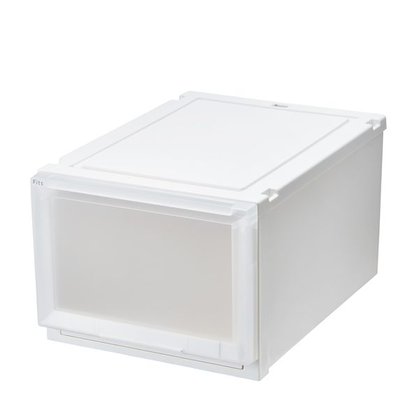 天馬 Fits フィッツケース アドバンス 55-40L 幅40×奥行55×高さ30cm ホワイトクリア