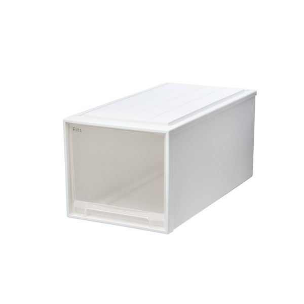 天馬 Fits フィッツケース 幅39×奥行74×高さ35cm ホワイトクリア 74-39XL