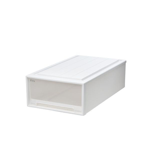 天馬 Fits フィッツケース 幅44×奥行74×高さ23cm ホワイトクリア 74-44M