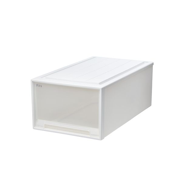 天馬 Fits フィッツケース 幅44×奥行74×高さ30cm ホワイトクリア 74-44L