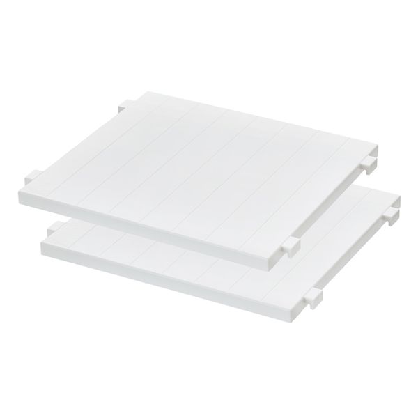 天馬 Fits フィッツケース アドバンス用 連結棚 74-39 ハーフ2枚入 ホワイト