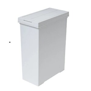 アスベル 棚下で使える 両開き プッシュダストボックス 20L ホワイト