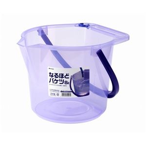 【5個セット】 イノマタ化学 なるほどバケツ 8L アクアブルー