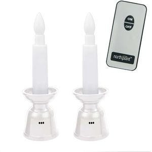 ファイン リモコン式安心LEDローソクミニ3 白 FIN-1024WH