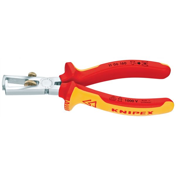 KNIPEX（クニペックス）1106-160 絶縁エンドワイヤーストリッパー 1000V（SB）